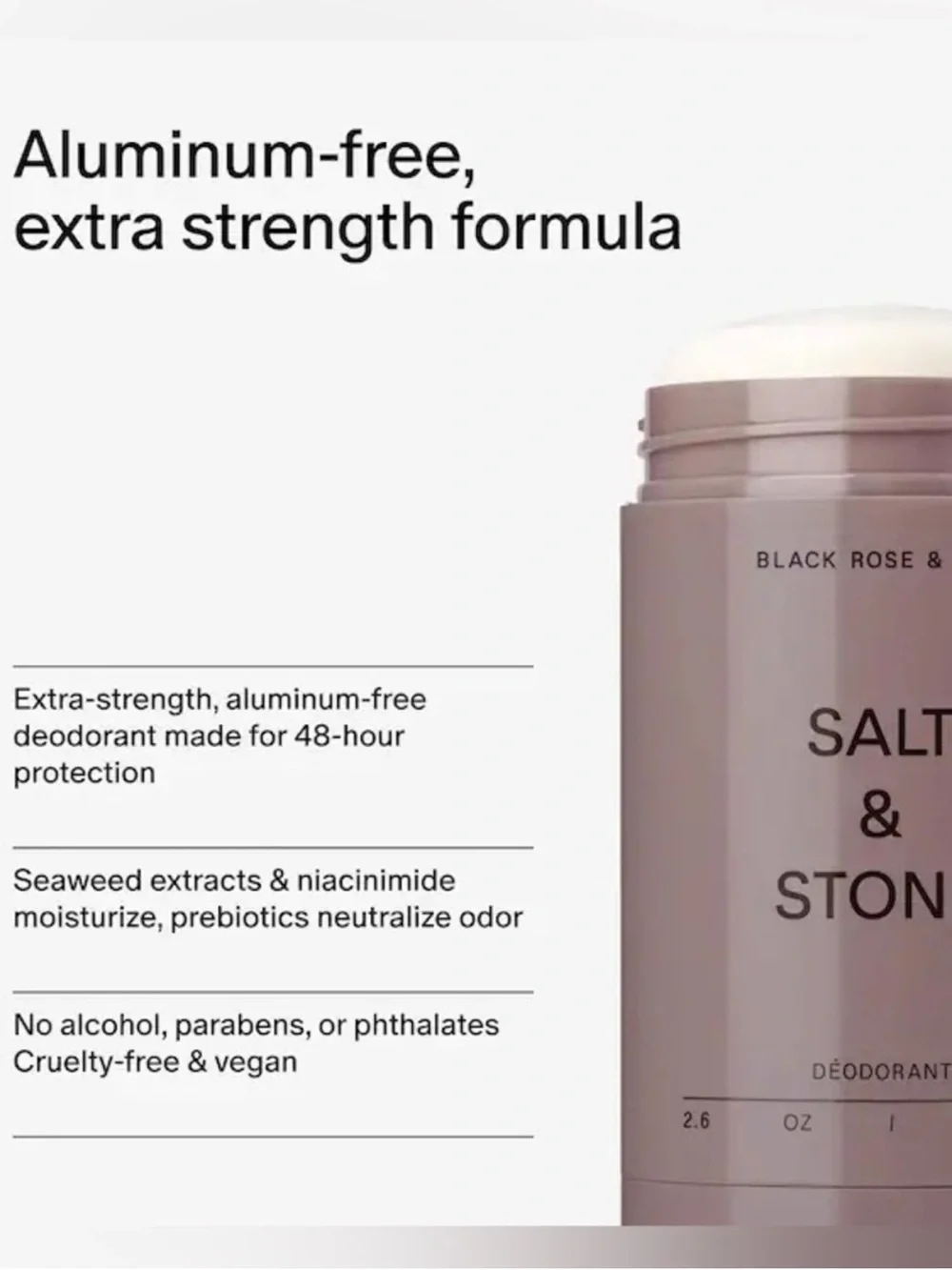 Salt & Stone Deodorant Set The Viral Salt & Stone Full size